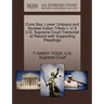 Coos Bay, Lower Umpqua and Siuslaw Indian Tribes V. U S U.S. Supreme Court Transcript of Record with Supporting Pleadings