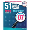 Sam's Extra Large Print Word Search Games - 51 Word Search Puzzles, Volume 7: Brain-stimulating puzzle activities for many hours of entertainment