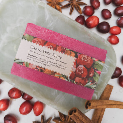 Cranberry Spice Soap Bar by Ash & Rose