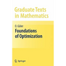 Foundations of Optimization