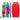 33/37/41 Inches Lightweight Body Board Boogie Board with EPS Core XPE Deck HDPE Bottom Multicolor1-M