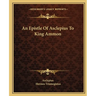 An Epistle Of Asclepius To King Ammon