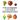 English-Chinese Mandarin Traditional Fruits and Vegetables Children's Bilingual Picture Dictionary