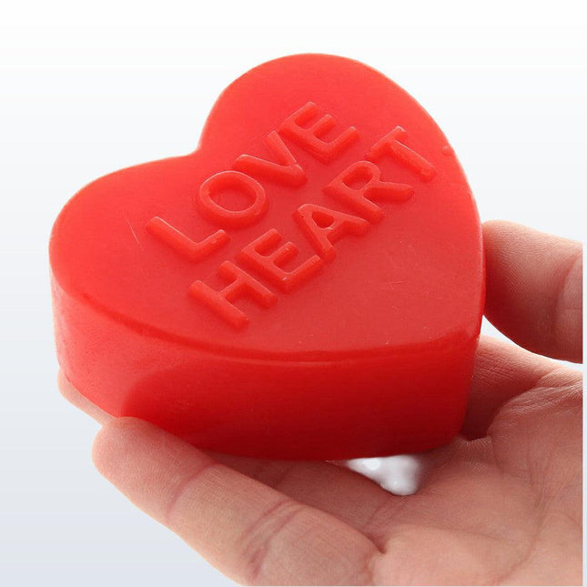 Love Heart Soap Bar (Rose-Scented) by Condomania.com
