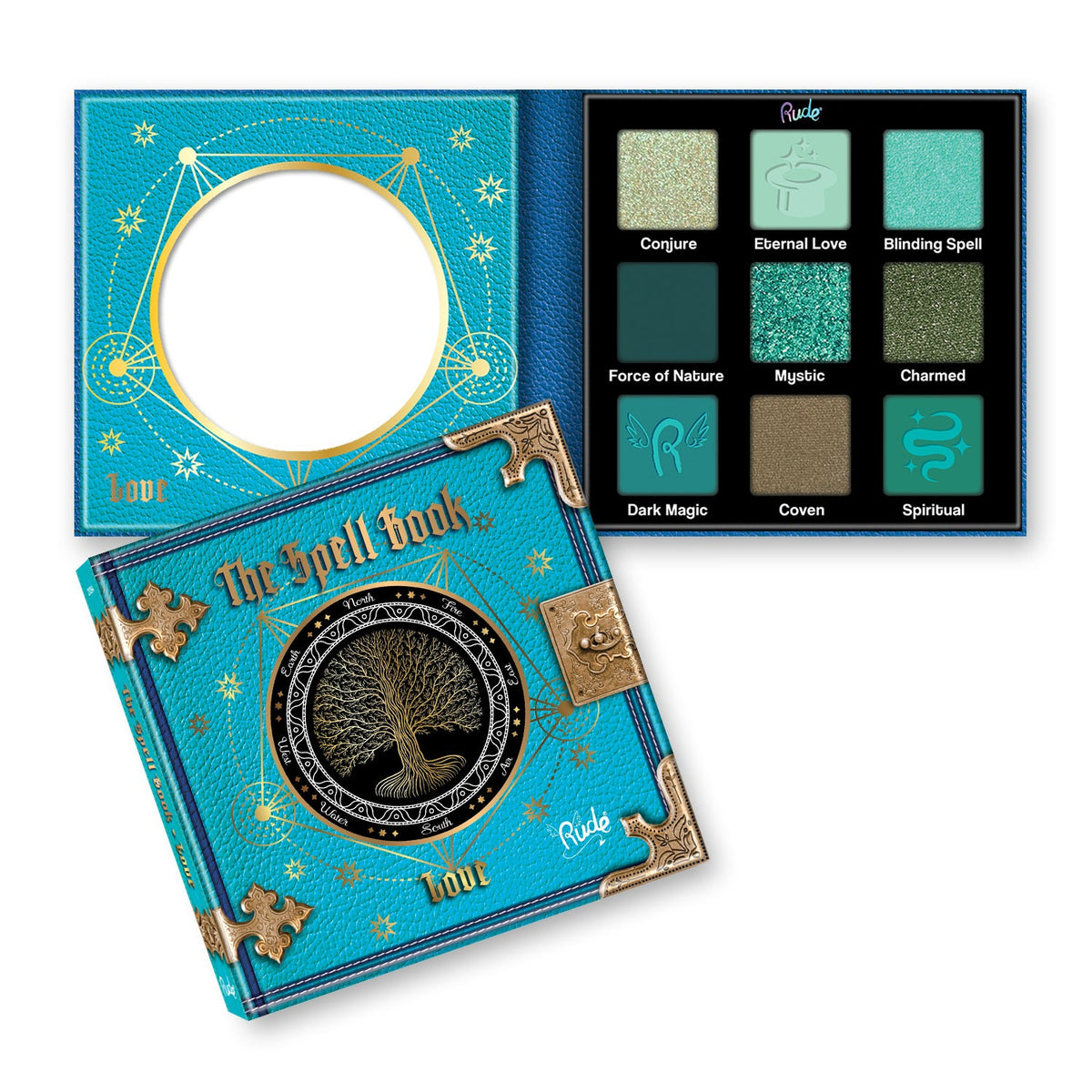 RUDE The Spell Book Smooth and Blendable Eyeshadow Palette - Love – VYSN