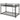 Low Profile Twin Over Twin Metal Bunk Bed with Full-length Guardrails-Black