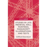 Studies in Late Medieval Wall Paintings, Manuscript Illuminations, and Texts