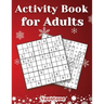 Activity Book for Adults: 200 Fun Sudoku Puzzles and Word Search for Grown Ups with Solutions - Large Print - Christmas Edition