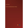 Poems and Miscellaneous Pieces