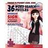 36 Word Search Puzzles with The American Sign Language Alphabet: Cool Kids Volume 01: Adjectives