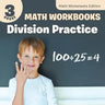 3rd Grade Math Workbooks: Division Practice Math Worksheets Edition