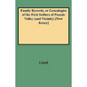 Family Records, or Genealogies of the First Settlers of Passaic Valley (and Vicinity) [new Jersey]
