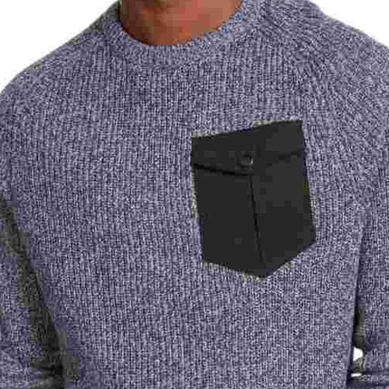 American Rag Men's Knit Crew Neck Sweater Navy by Steals