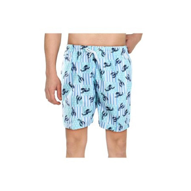 Trunks Men's Lobster Flag Printed 6" Seam Navy Size X-Large by Steals