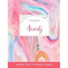 Adult Coloring Journal: Anxiety (Nature Illustrations, Bubblegum)