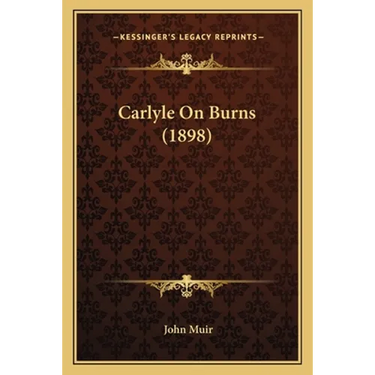 Carlyle On Burns (1898)