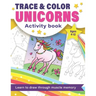 Trace and Color Unicorns: Activity Book