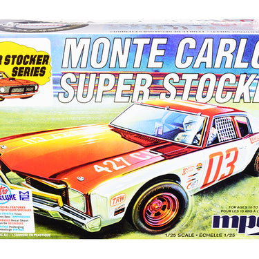 Skill 2 Model Kit 1971 Chevrolet Monte Carlo Super Stocker 1/25 Scale Model by MPC