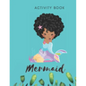 Mermaid Activity Book: Tracing Puzzles - 30 Pages - Paperback - Made In USA - Size 8.5x11 for Children