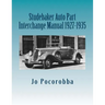 Studebaker Auto Part Interchange Manual 1927-1935