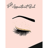 2022 Appointment Diary - Eyelash Day Planner Book with Times (in 15 Minute Increments)