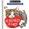 Brain Games - Sticker by Number: All You Need Is Cats (27 Images to Sticker)