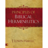 Principles of Biblical Hermeneutics