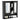 Double Door Wall-Mounted Bathroom Mirror Cabinet with Storage Shelf-Black