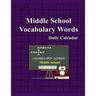 Whimsy Word Search, Middle School Vocabulary Words - Daily Calendar - In ASL