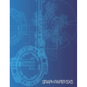 Graph Paper 5x5: 8.5 x 11 150 page 5 x 5 graph paper. Schematic futuristic front cover. Perfect for drafting students and gamers.