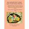 Six Important Long Sufi Teaching Poems: The Walled Garden of the Truth, Treasury of Mysteries, The Masnavi, Pand-Nama (Book of Wisdom) Rose Garden of