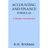 Accounting and Finance Formulas: A Simple Introduction