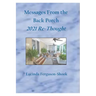 Messages From the Back Porch: 2021 Re-Thought