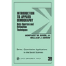 Introduction to Applied Demography: Data Sources and Estimation Techniques