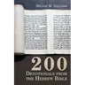 200 Devotionals from the Hebrew Bible