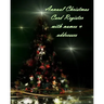 Annual Christmas Card Register with names & addresses