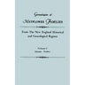 Genealogies of Mayflower Families from the New England Historical and Genealogical Register. in Three Volumes. Volume I: Adams - Fuller