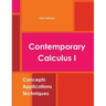 Contemporary Calculus I