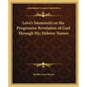 Love's Immensity or the Progressive Revelation of God Through His Hebrew Names