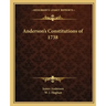 Anderson's Constitutions of 1738