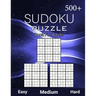 500+ Sudoku Puzzle Book for Adults Easy Medium Hard: Sudoku Variation, Big Book of 9x9 Irregular Sudoku Puzzles, Challenging suduko Game Book, Tons of