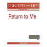 Precepts for Life Study Guide: Return to Me (Jeremiah Part 1)