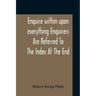 Enquire Within Upon Everything Enquirers Are Referred To The Index At The End