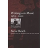 Writings on Music, 1965-2000