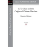 Li Ta-Chao and the Origins of Chinese Marxism