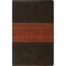 ESV Giant Print Personal Size Bible, Red Letter, Thumb Indexed (Trutone, Forest/Tan, Trail Design)