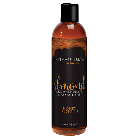 Intimate Earth Honey Almond Aromatherapy Massage Oil 4 oz. by Sexology