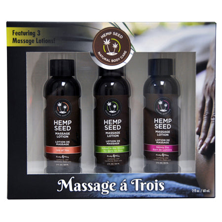Earthly Body Gift Set Massage A Trois: Isle of You, Skinny Dip, Naked in the Woods by Sexology