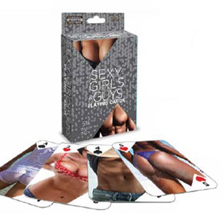 Sexy Girl and Guy Playing Cards by Sexology