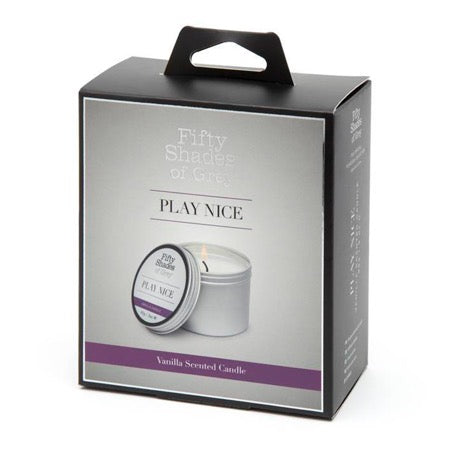Fifty Shades of Grey Play Nice Vanilla Scented Candle 90 g / 3 oz. by Sexology